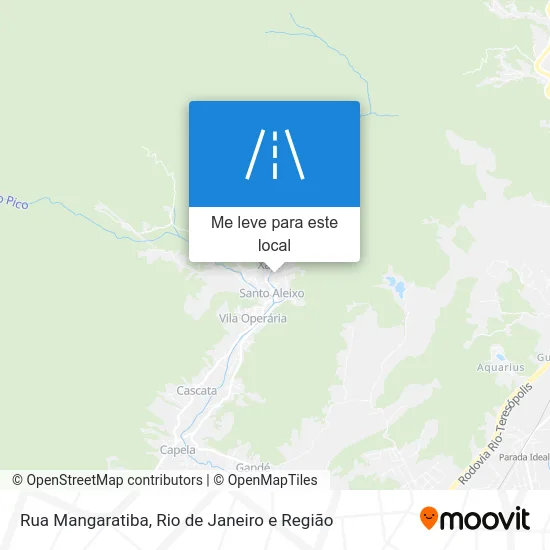 Rua Mangaratiba mapa