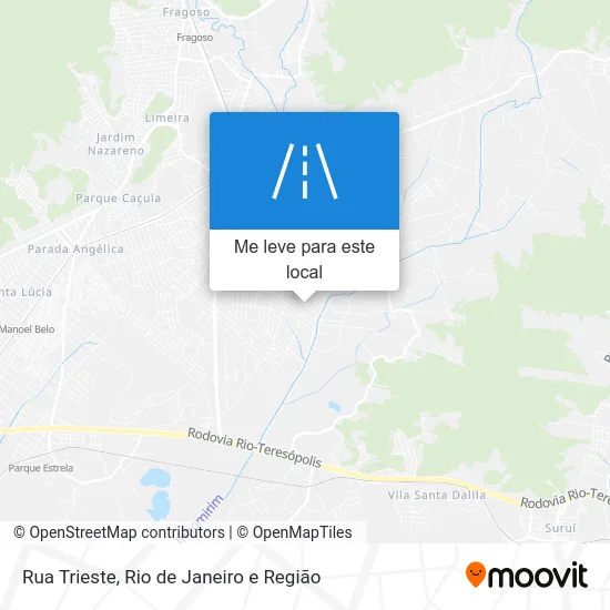 Rua Trieste mapa