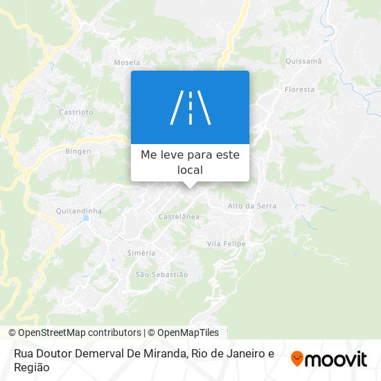 Rua Doutor Demerval De Miranda mapa