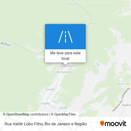 Rua Valdir Lobo Filho mapa