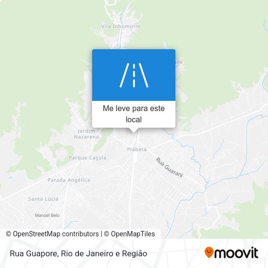 Rua Guapore mapa