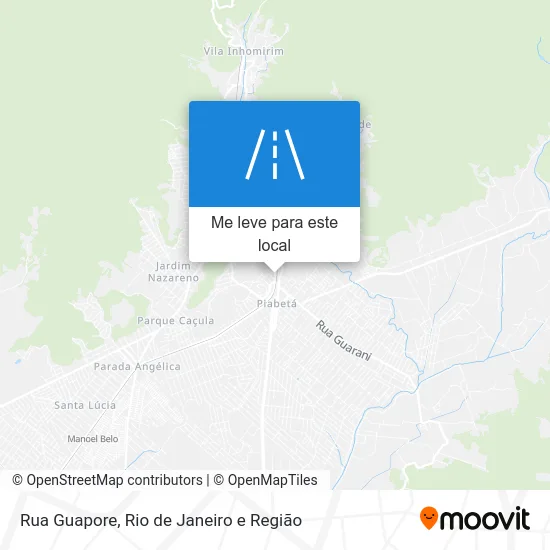 Rua Guapore mapa