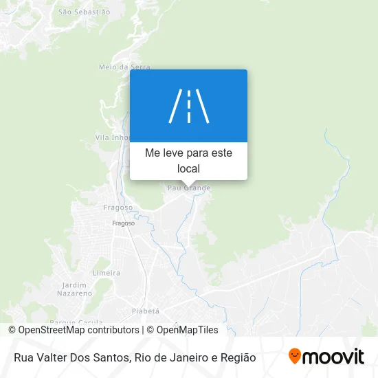 Rua Valter Dos Santos mapa
