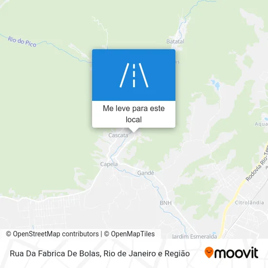Rua Da Fabrica De Bolas mapa