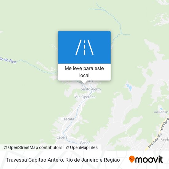 Travessa Capitão Antero mapa