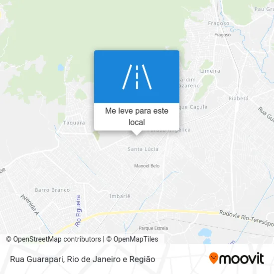 Rua Guarapari mapa