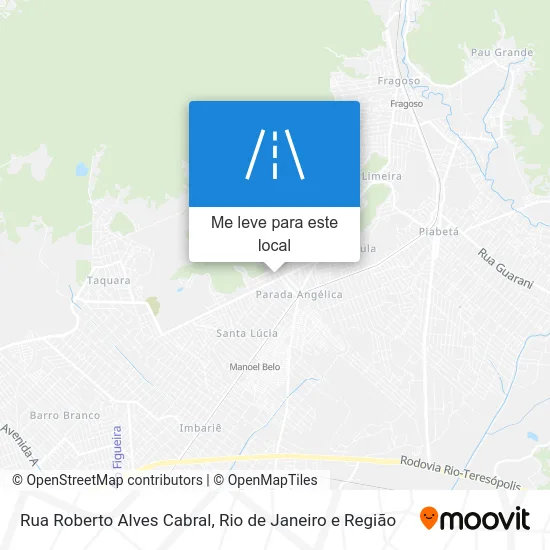 Rua Roberto Alves Cabral mapa