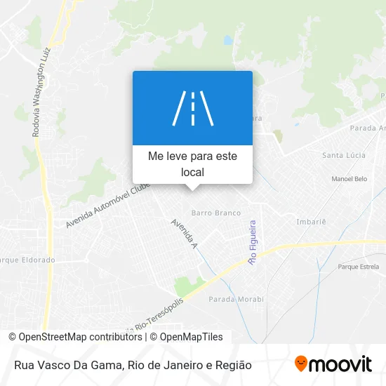 Rua Vasco Da Gama mapa