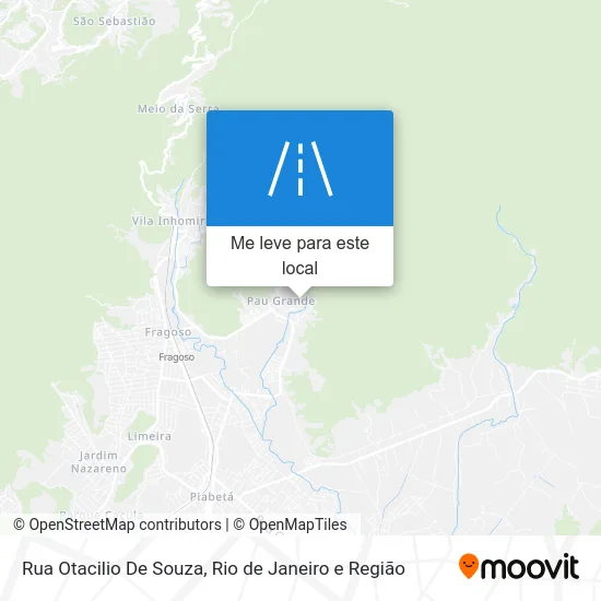 Rua Otacilio De Souza mapa