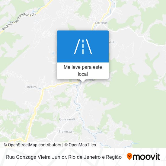 Rua Gonzaga Vieira Junior mapa