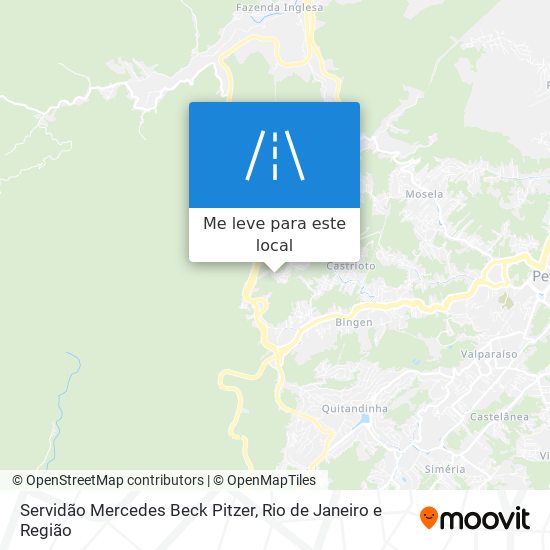 Servidão Mercedes Beck Pitzer mapa