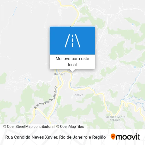 Rua Candida Neves Xavier mapa