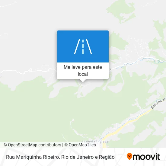 Rua Mariquinha Ribeiro mapa