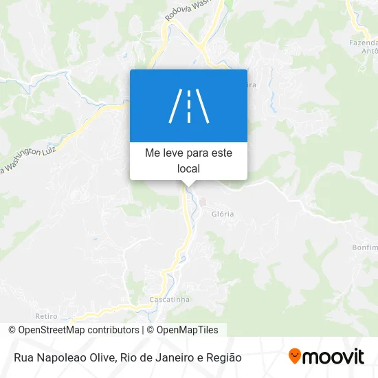 Rua Napoleao Olive mapa