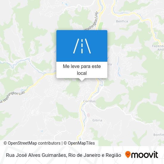 Rua José Alves Guimarães mapa