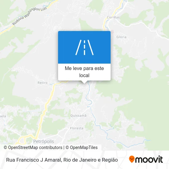Rua Francisco J Amaral mapa