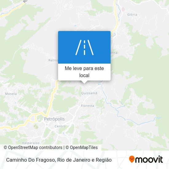 Caminho Do Fragoso mapa