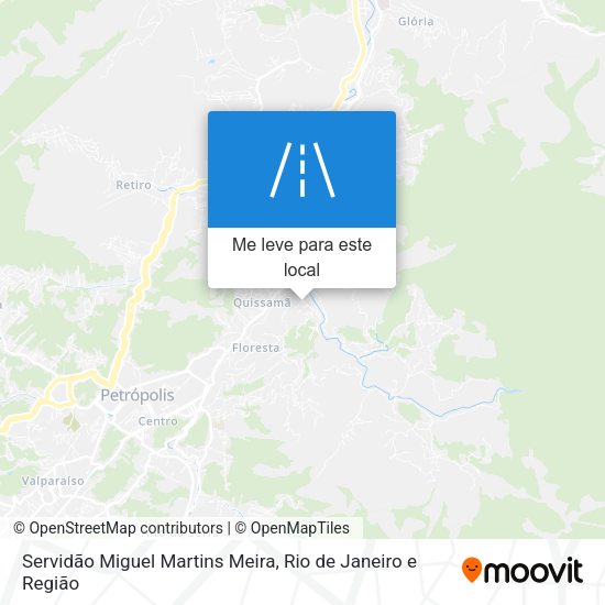 Servidão Miguel Martins Meira mapa
