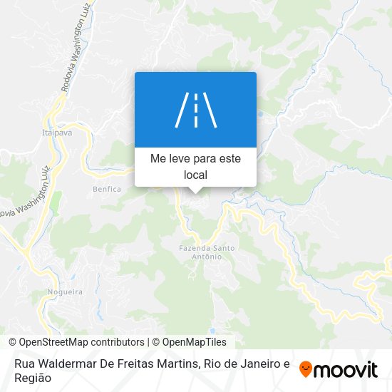 Rua Waldermar De Freitas Martins mapa