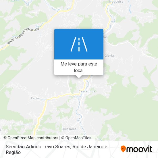Servidão Arlindo Teivo Soares mapa