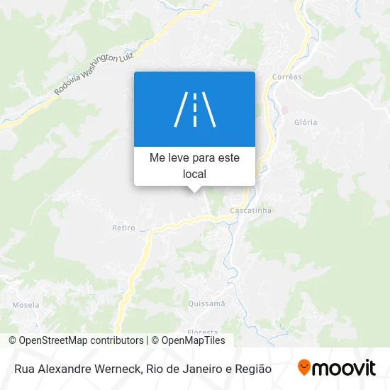 Rua Alexandre Werneck mapa