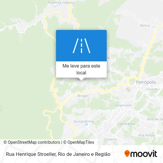Rua Henrique Stroeller mapa