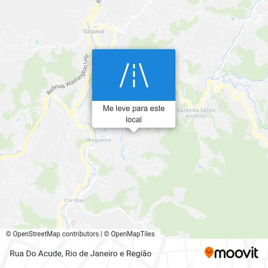 Rua Do Acude mapa