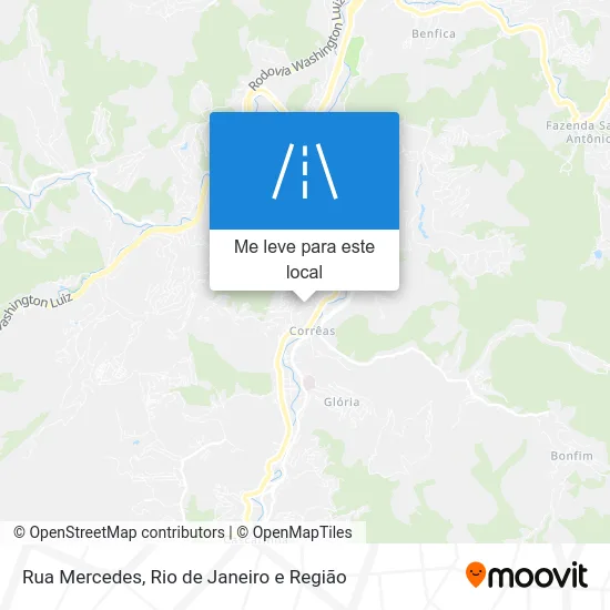 Rua Mercedes mapa