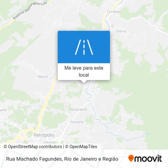Rua Machado Fagundes mapa