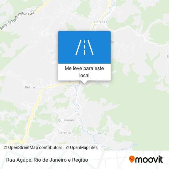 Rua Agape mapa