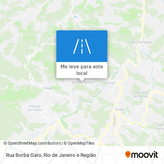 Rua Borba Gato mapa