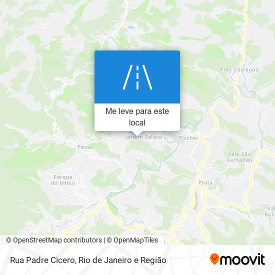 Rua Padre Cicero mapa