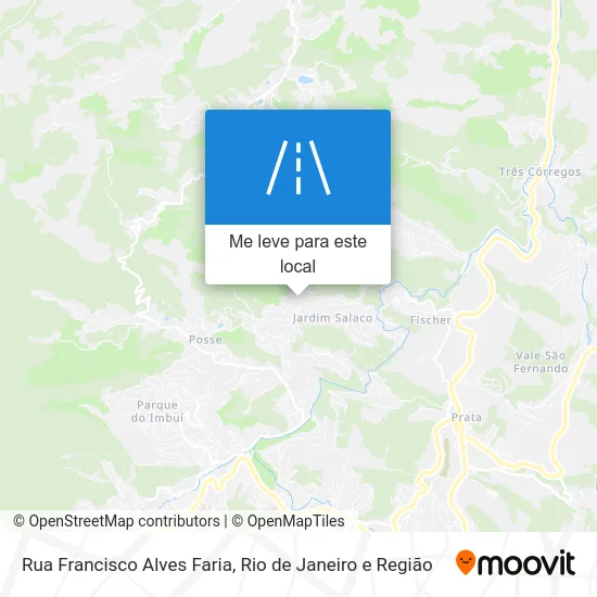 Rua Francisco Alves Faria mapa