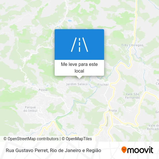 Rua Gustavo Perret mapa