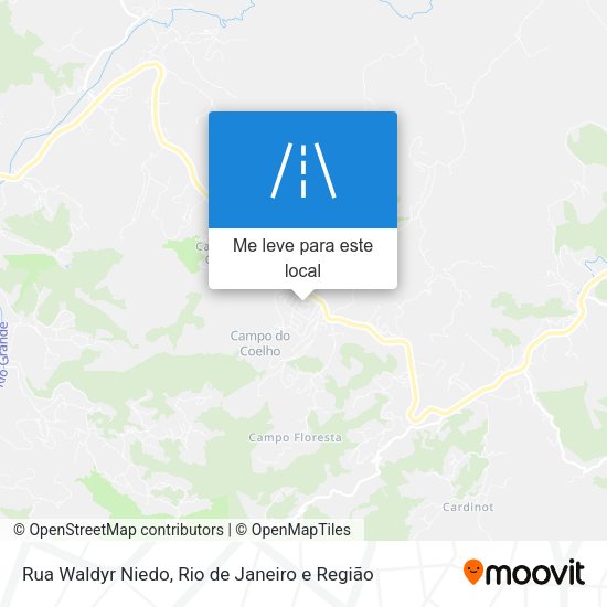 Rua Waldyr Niedo mapa