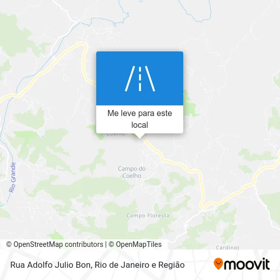 Rua Adolfo Julio Bon mapa