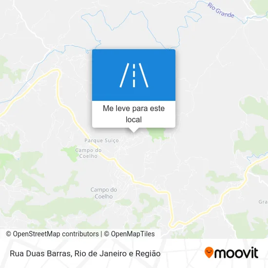 Rua Duas Barras mapa