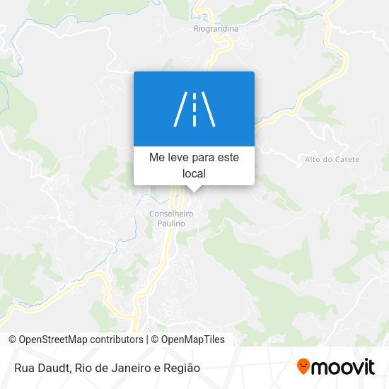 Rua Daudt mapa
