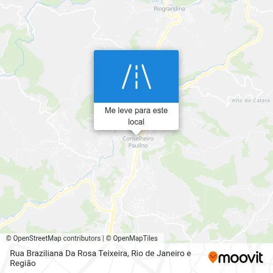 Rua Braziliana Da Rosa Teixeira mapa