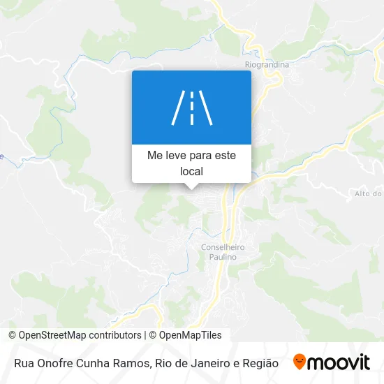 Rua Onofre Cunha Ramos mapa