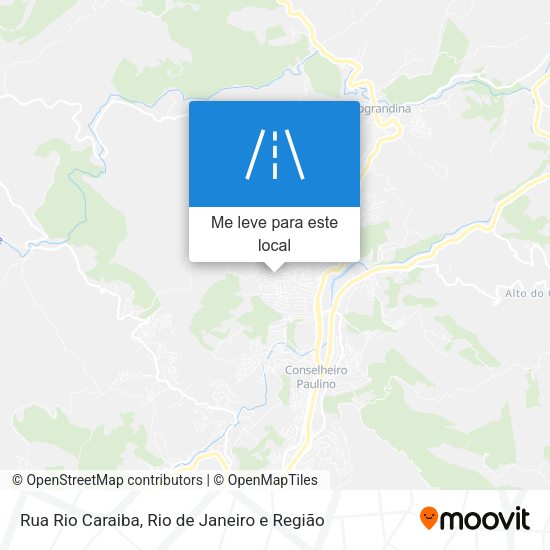 Rua Rio Caraiba mapa