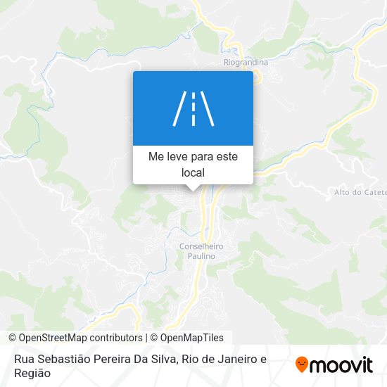 Rua Sebastião Pereira Da Silva mapa