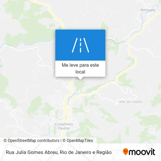Rua Julia Gomes Abreu mapa