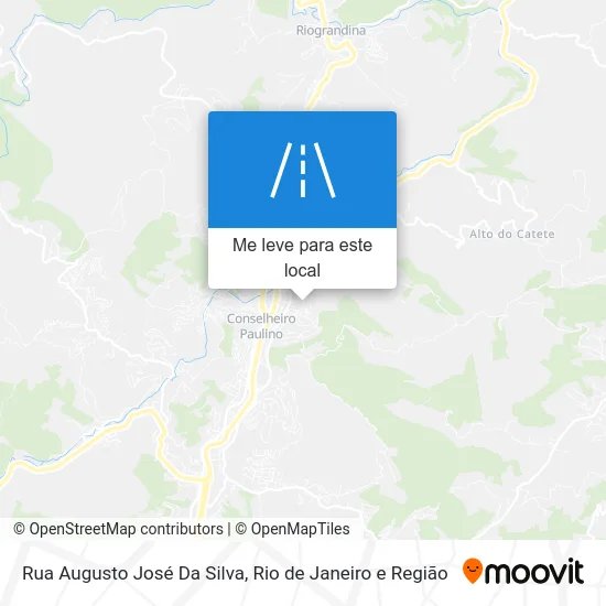 Rua Augusto José Da Silva mapa