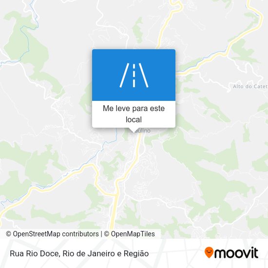 Rua Rio Doce mapa