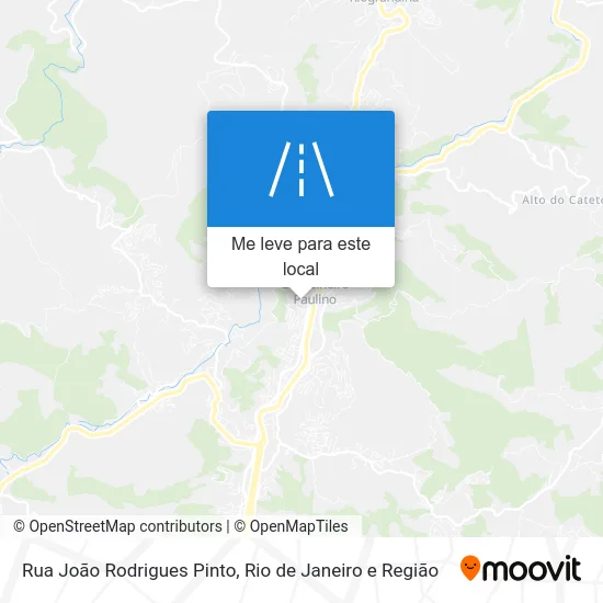 Rua João Rodrigues Pinto mapa