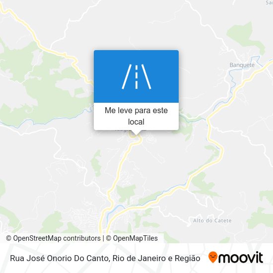 Rua José Onorio Do Canto mapa