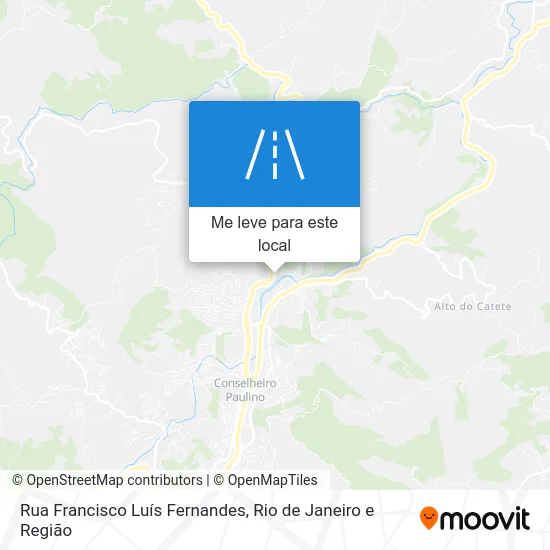 Rua Francisco Luís Fernandes mapa