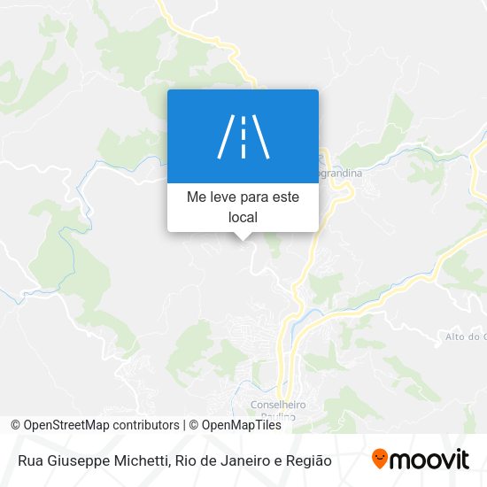 Rua Giuseppe Michetti mapa