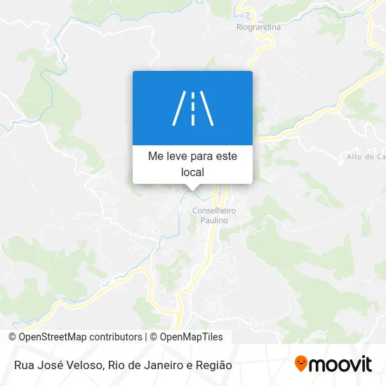 Rua José Veloso mapa